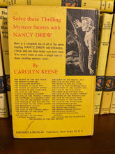 Load image into Gallery viewer, Vintage Nancy Drew #17 Brass-Bound Trunk OT 1st YSPC Prtg
