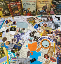 Load image into Gallery viewer, Nancy Drew Sleuth Vintage Style Ephemera Junk Journal Craft Kit Limited Edition