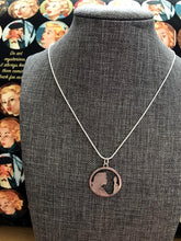 Load image into Gallery viewer, Nancy Drew Silver Cameo Silhouette Necklace
