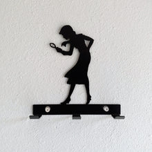 Load image into Gallery viewer, Nancy Drew Metal Silhouette Hook & Key Holder