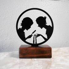 Load image into Gallery viewer, Dana Girls Metal Silhouette & Wood Shelf Decor