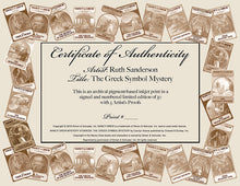 Load image into Gallery viewer, THE GREEK SYMBOL MYSTERY - A Ruth Sanderson Limited Edition Print