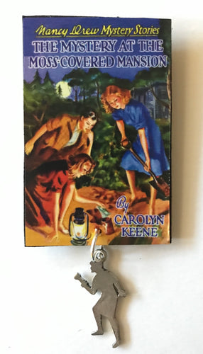 Nancy Drew Book Cover Moss-Covered Mansion  Pin or Ornament