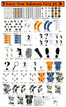 Load image into Gallery viewer, Nancy Drew Printable Halloween Party Kit