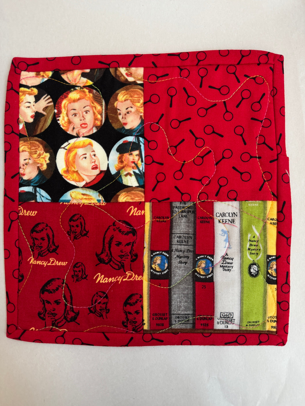 Nancy Drew Moda Fabric Bowl LG Cozy