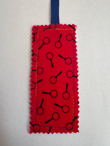 Nancy Drew Moda Fabric Bookmark w/ Ribbon