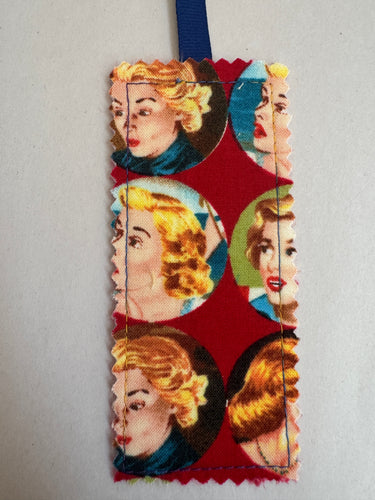Nancy Drew Moda Fabric Bookmark w/ Ribbon