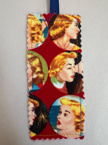 Nancy Drew Moda Fabric Bookmark w/ Ribbon