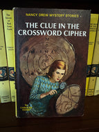 Vintage Nancy Drew Book The Clue in the Crossword Cipher