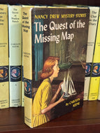 Vintage Nancy Drew Book Club Edition The Quest of the Missing Map
