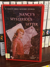 Load image into Gallery viewer, Nancy Drew Library Edition Book Nancy&#39;s Mysterious Letter