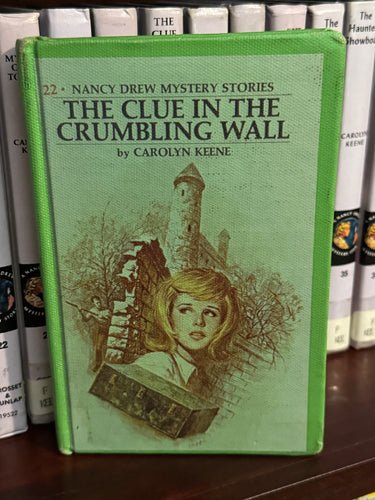 Nancy Drew Library Edition Book Crumbling Wall
