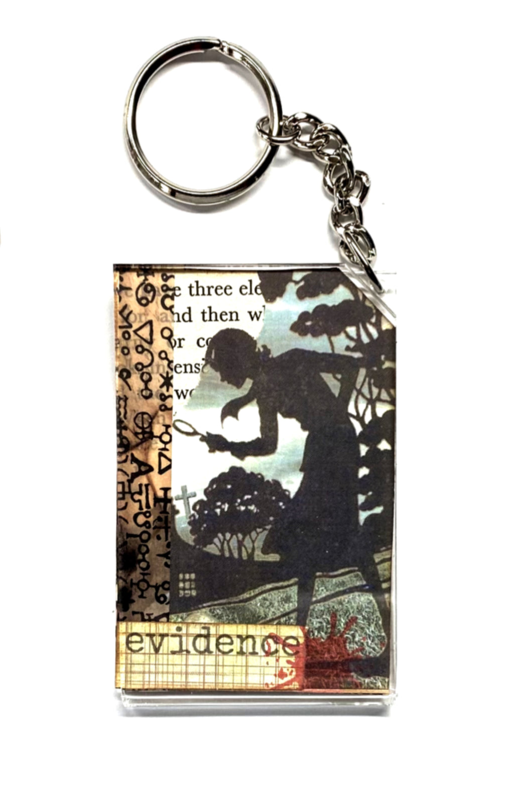 Nancy Drew Collage Key Chain