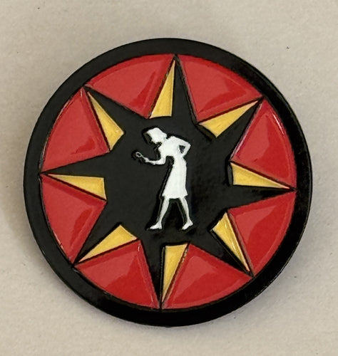 Nancy Drew Lancaster Convention Hex Silhouette Pin