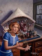 CASE OF THE CURIOUS COLLECTION - A Ruth Sanderson Limited Edition Print