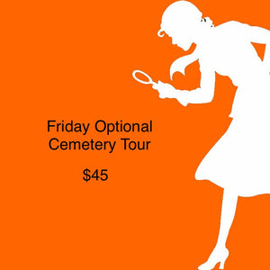 Nancy Drew Sleepy Hollow Optional Add-Inn - Fri. Cemetery Tour