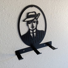 Load image into Gallery viewer, Tom Swift Metal Silhouette Hook &amp; Key Holder