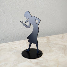 Load image into Gallery viewer, Nancy Drew Metal Silhouette Decor Piece