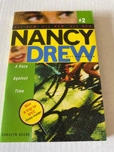 Load image into Gallery viewer, Nancy Drew Girl Detective Book A Race Against Time
