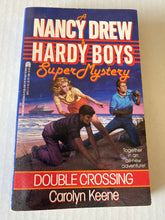 Load image into Gallery viewer, Nancy Drew Hardy Boys SuperMystery Book Double Crossing 1st Prtg