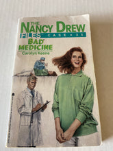 Load image into Gallery viewer, Nancy Drew Files Book #35 Bad Medicine 1st Prtg