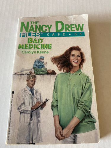 Nancy Drew Files Book #35 Bad Medicine 1st Prtg