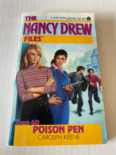 Load image into Gallery viewer, Nancy Drew Files Book #60 Poison Pen 1st Prtg