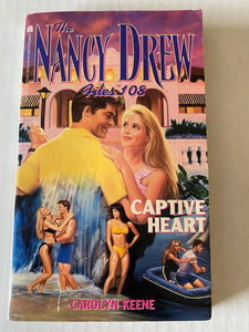 Nancy Drew Files Book #108 Captive Heart 1st Prtg