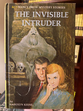 Load image into Gallery viewer, Vintage Nancy Drew Book The Invisible Intruder