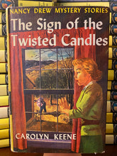 Load image into Gallery viewer, Vintage Nancy Drew Book The Sign of the Twisted Candles 1st PC Printing Original Text