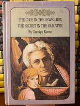 Load image into Gallery viewer, Vintage Nancy Drew Twin Thriller Book Club Jewel Box Old Attic