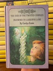 Vintage Nancy Drew Twin Thriller Book Club Twisted Candles Larkspur Lane