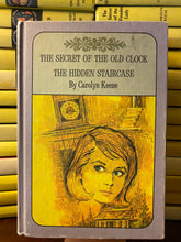 Load image into Gallery viewer, Vintage Nancy Drew Twin Thriller Book Club Old Clock Hidden Staircase