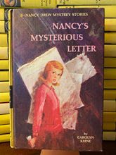 Load image into Gallery viewer, Vintage Nancy Drew Book Nancy&#39;s Mysterious Letter Cookbook Ad