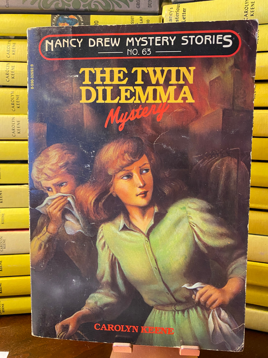 Nancy Drew Scholastic Paperback The Twin Dilemma 1st Prtg