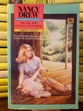 Load image into Gallery viewer, Nancy Drew Digest Paperback The Girl Who Couldn&#39;t Remember