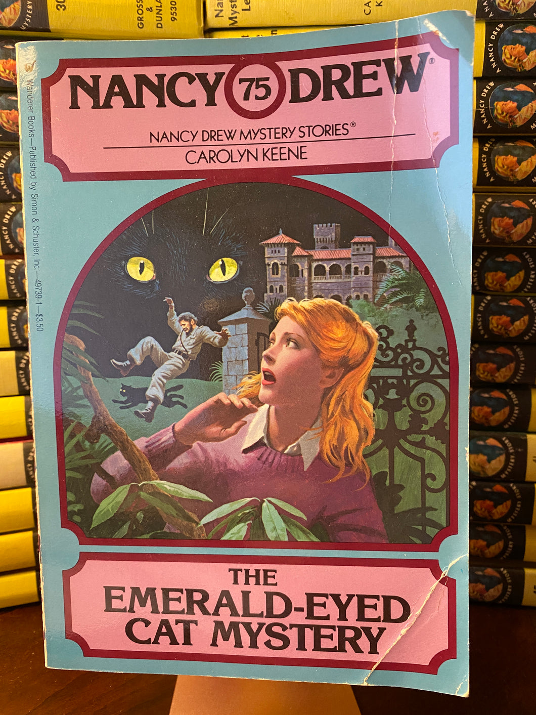 Nancy Drew Digest Paperback Emerald-Eyed Cat Mystery