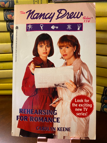 Nancy Drew Files Book #114 Rehearsing For Romance TV Show Cover