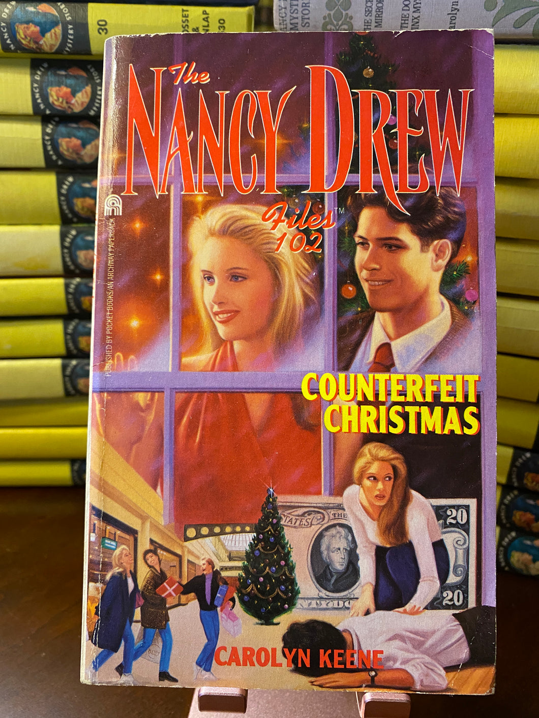 Nancy Drew Files Book #102 Counterfeit Christmas 1st Prtg