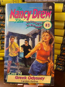 Nancy Drew Files Book #74 Greek Odyssey 1st Prtg