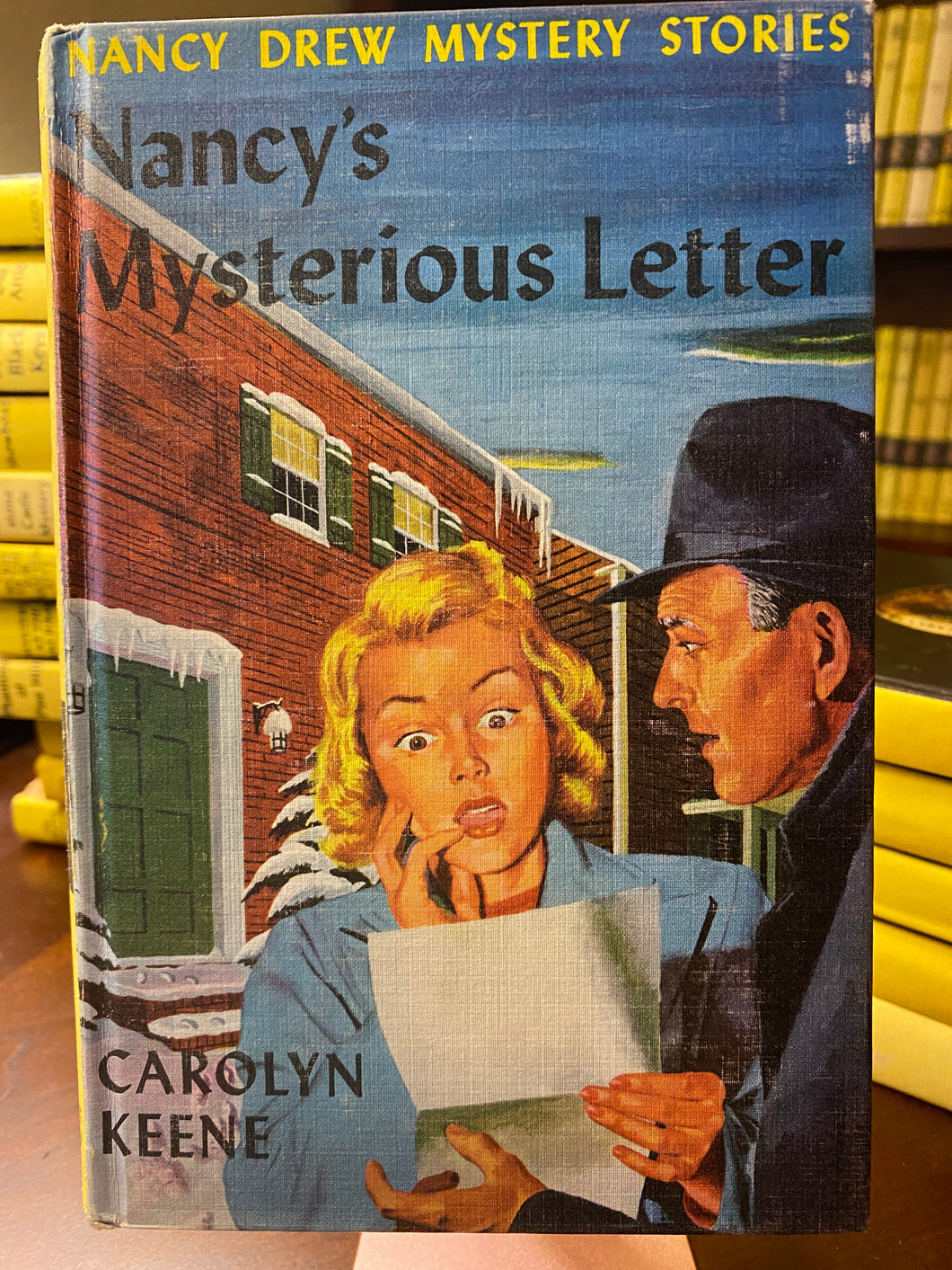 Vintage Nancy Drew Book Nancy's Mysterious Letter 1st Pc Prtg