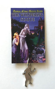 Nancy Drew Book Cover Whispering Statue  Pin or Ornament