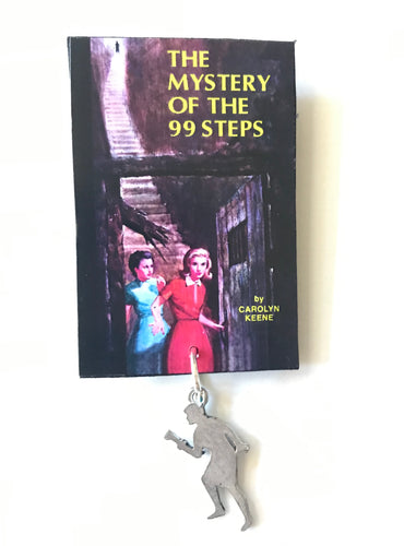Nancy Drew Book Cover 99 Steps Pin or Ornament
