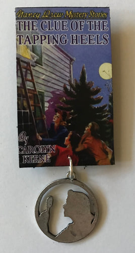 Nancy Drew Book Cover Tapping Heels Pin or Ornament