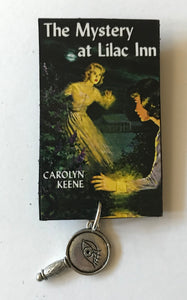 Nancy Drew Book Cover Lilac Inn Pin or Ornament