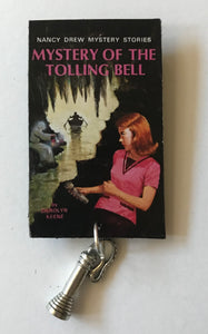 Nancy Drew Book Cover Tolling Bell Pin or Ornament
