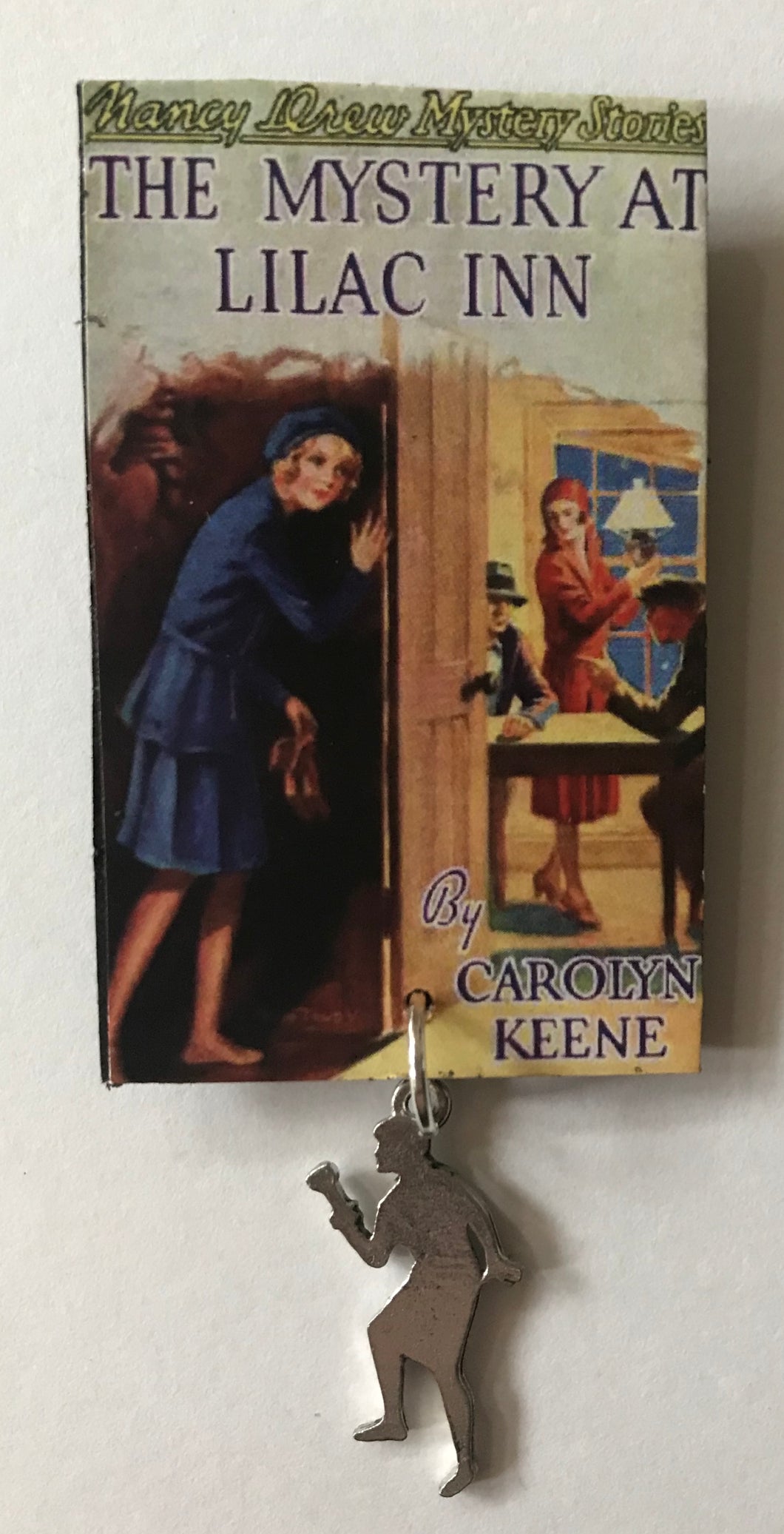 Nancy Drew Book Cover Lilac Inn Pin or Ornament