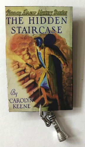 Nancy Drew Book Cover Hidden Staircase Pin or Ornament