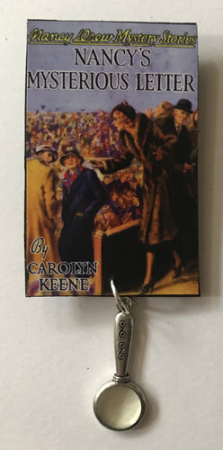 Nancy Drew Book Cover Mysterious Letter Pin or Ornament