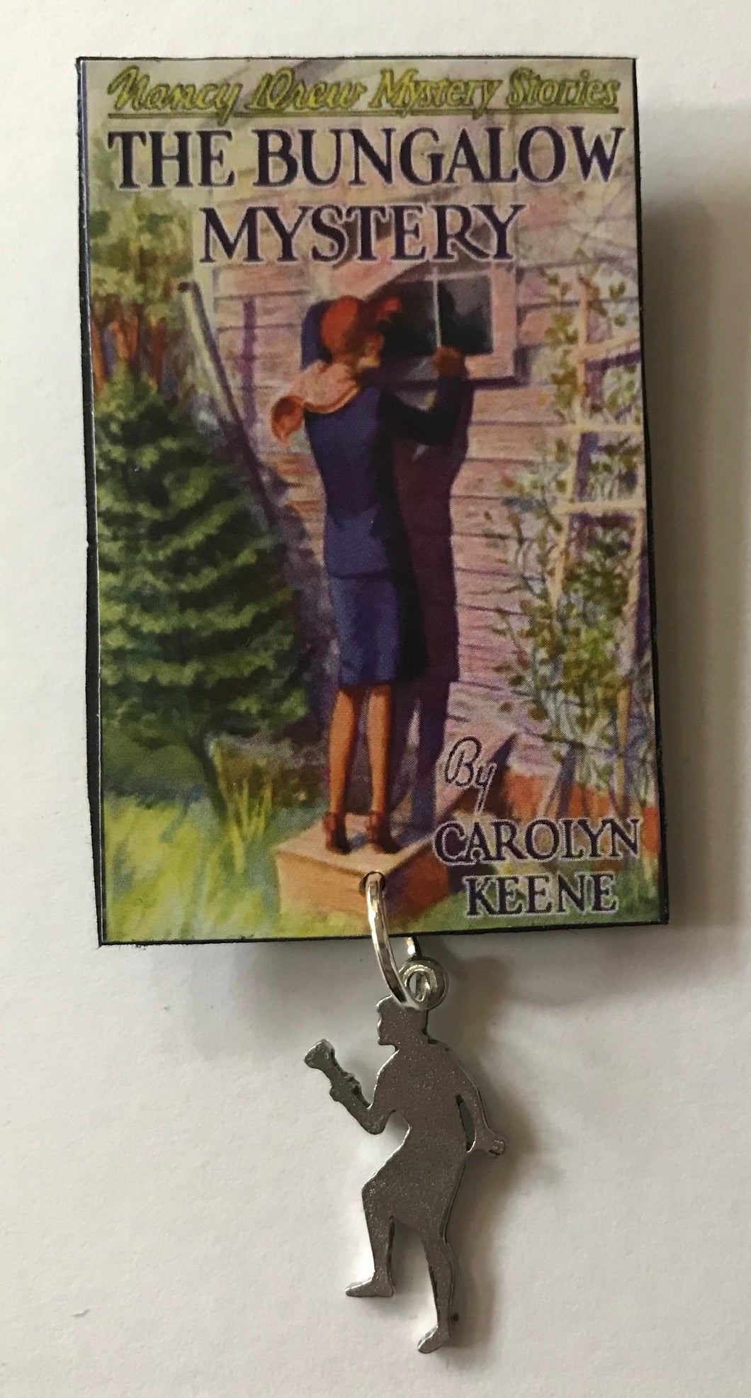 Nancy Drew Book Cover Bungalow Mystery Pin or Ornament